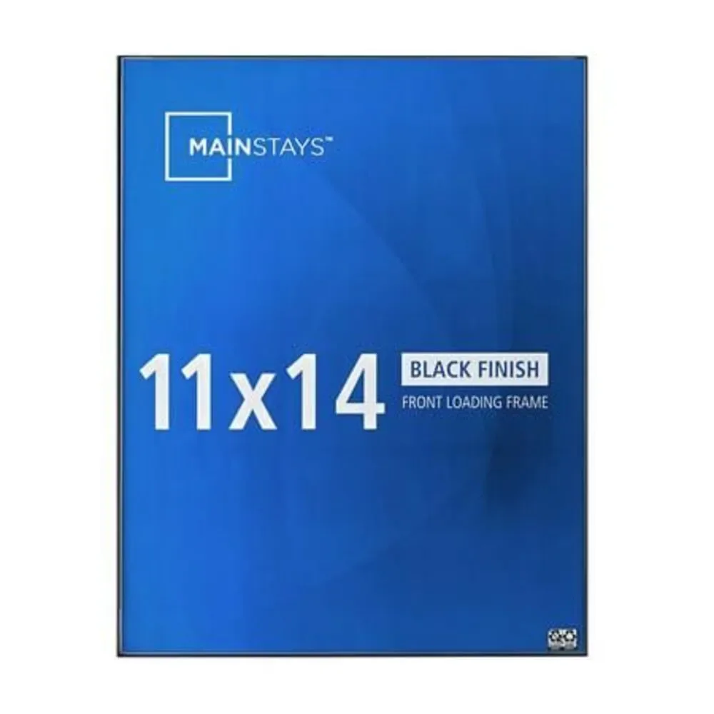 Mainstays 11x14 Front Loading Gallery Picture Frame - Black with Free Shipping